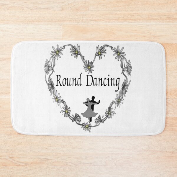 Item preview, Round Dancing Flower Heart designed and sold by Square Dancing Gifts & Merchandise.