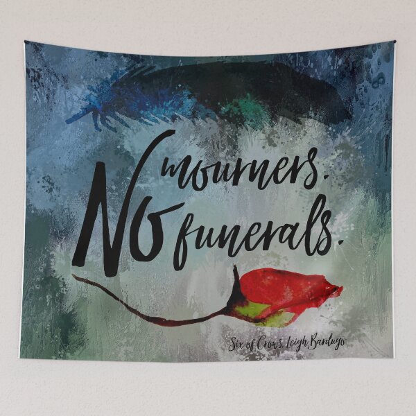 Item preview, No mourners. No funerals. Six of Crows. designed and sold by literarylifeco.