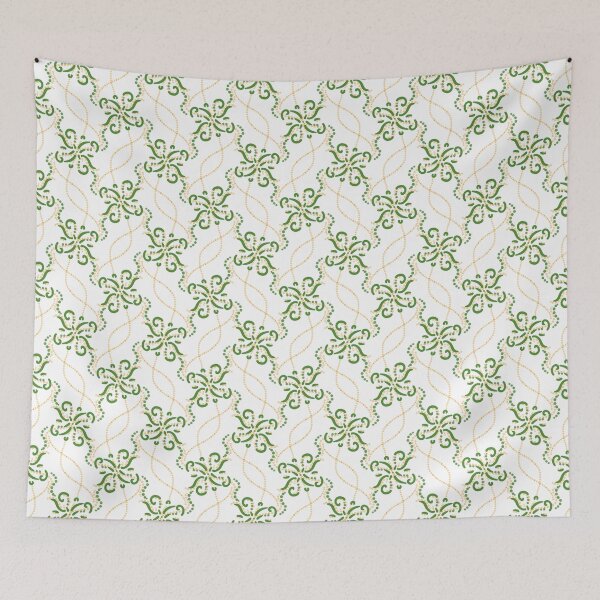 Item preview, Modern dot OrangeGreen Tile Illustrate designed and sold by AlexisEZ.