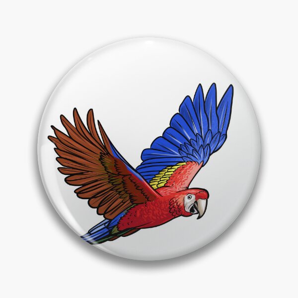 Item preview, macaw illustration designed and sold by Pulunperez.