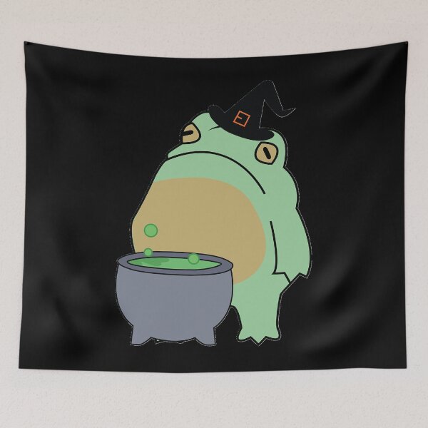 Item preview, Frog witch cooking pot Classic   designed and sold by Ralphhoades.