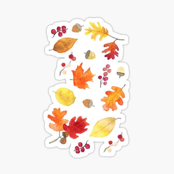 Autumn Leaves Sticker