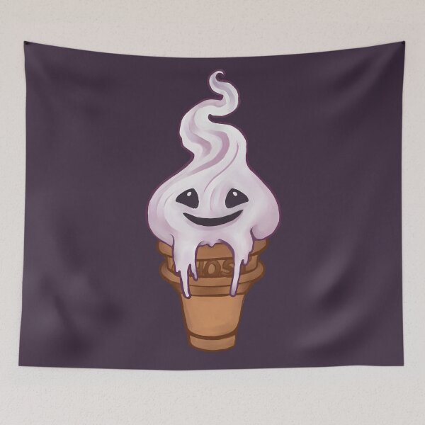 Item preview, Halloween I-Scream - Soft-serve Ghostie designed and sold by AliceQuinn.