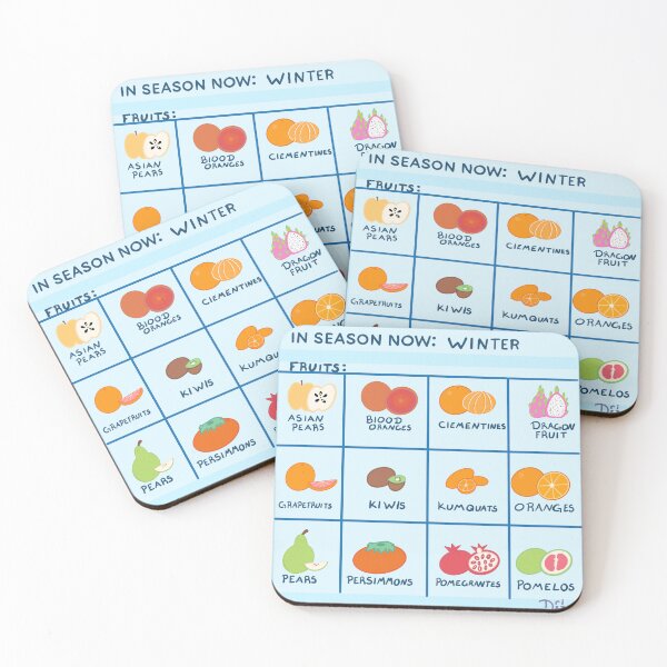 Item preview, Fruits that are in season Winter designed and sold by Drizzleonrice.