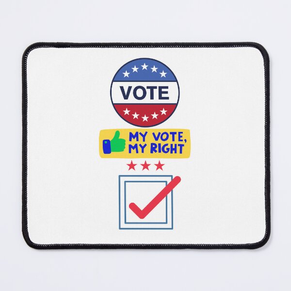 Item preview, My Vote My Right designed and sold by Quirky Dez.