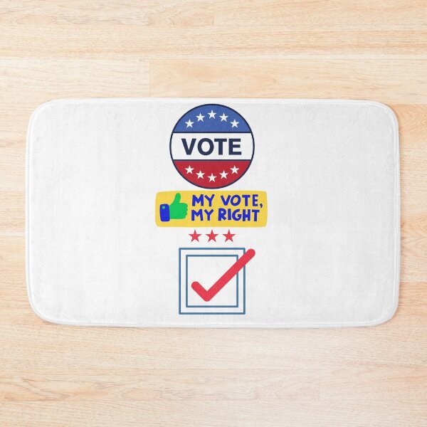 Item preview, My Vote My Right designed and sold by Quirky Dez.