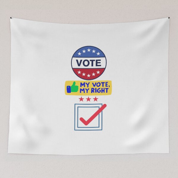 Item preview, My Vote My Right designed and sold by Quirky Dez.