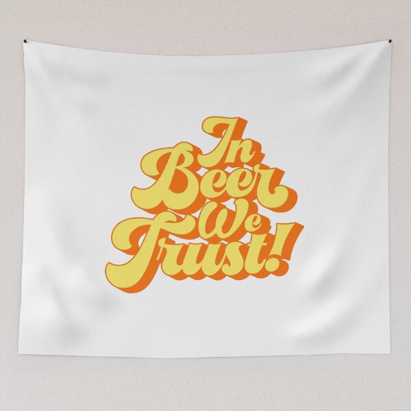 Item preview, in beer we trust designed and sold by Cartoonivacloth.