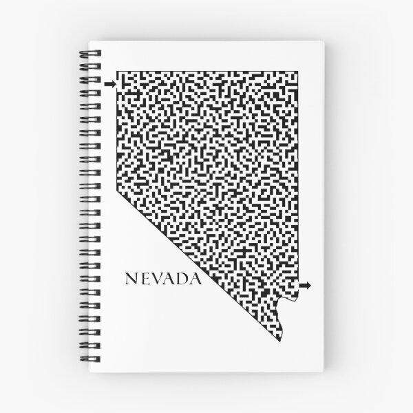 Item preview, Nevada State Outline Maze & Labyrinth designed and sold by gorff.