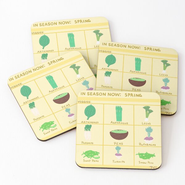 Item preview, Vegetables that are in season Spring designed and sold by Drizzleonrice.