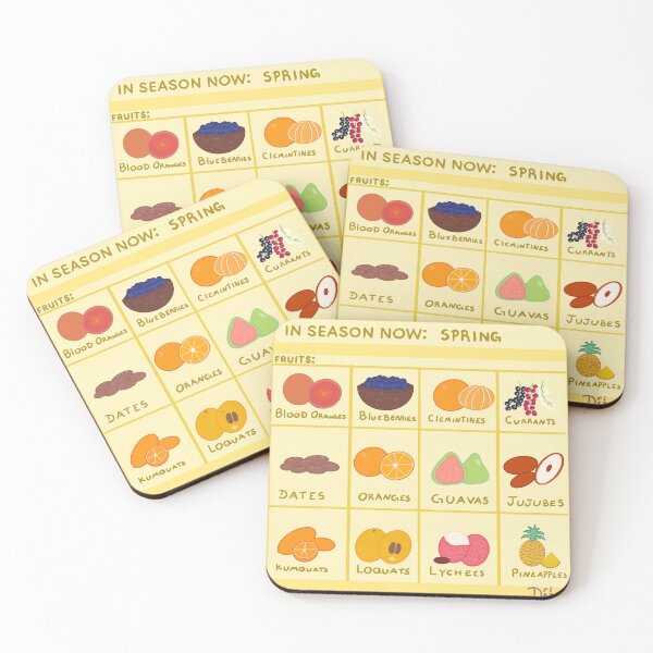 Item preview, Fruits that are in season Spring designed and sold by Drizzleonrice.