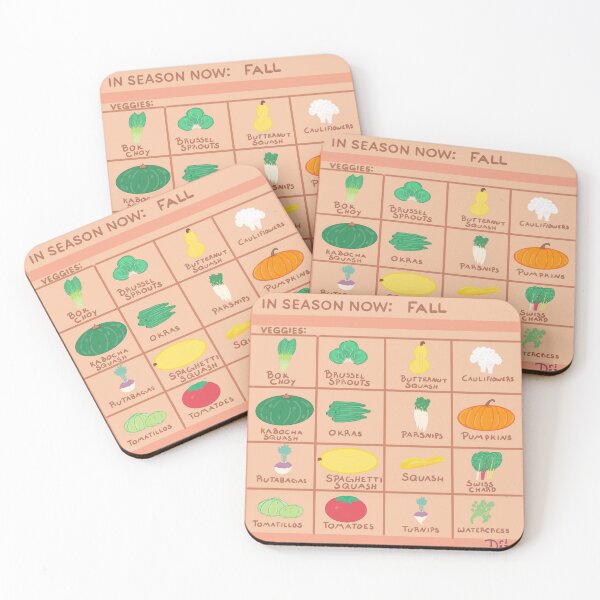 Item preview, Vegetables that are in season Fall designed and sold by Drizzleonrice.