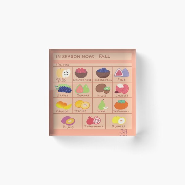 Item preview, Fruits that are in season Fall designed and sold by Drizzleonrice.