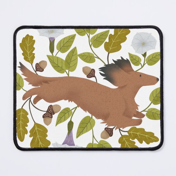Item preview, Datura Dachshund designed and sold by Spinyflowerart.