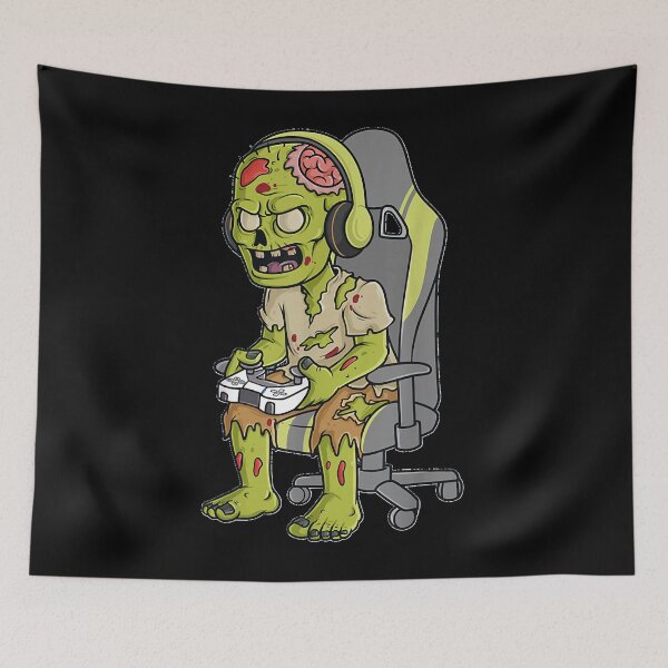 Item preview, Gaming Halloween Zombie Scary Gamer Boys Kids n Classic   designed and sold by Ralphhoades.