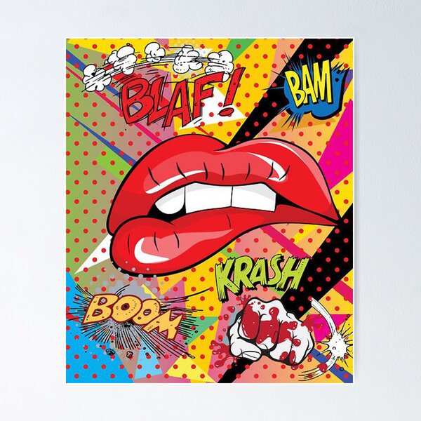 Poster pop art, pósters pop art, carteles pop art, posters estilo