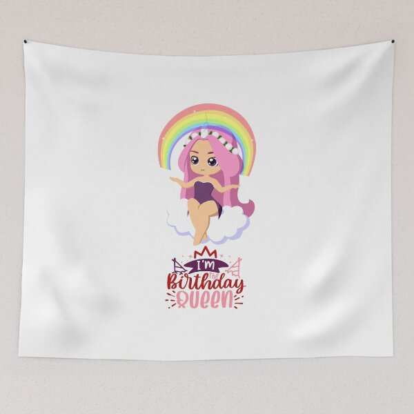 Item preview, I Am The Birthday Queen designed and sold by Quirky Dez.
