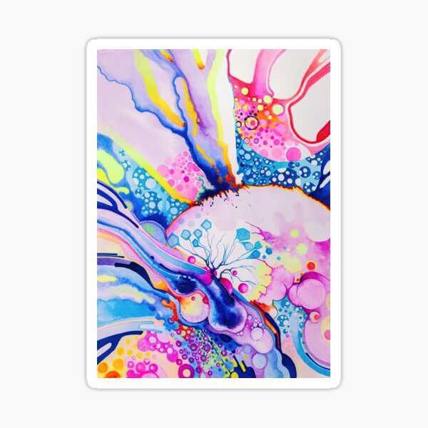 Infinite Flare - Watercolor Painting Sticker
