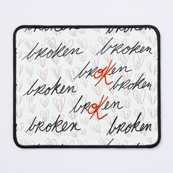 Item preview, Broken Red on Orange  designed and sold by Rivermuddess.