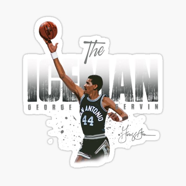 " George Gervin " Sticker for Sale by LisaJody | Redbubble