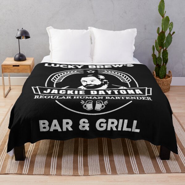 Item preview, Lucky Brew Jackie Daytona Regular Human Bartender Bar and Grill T-shirt Essential T-Shirt designed and sold by MADDISOKISH.