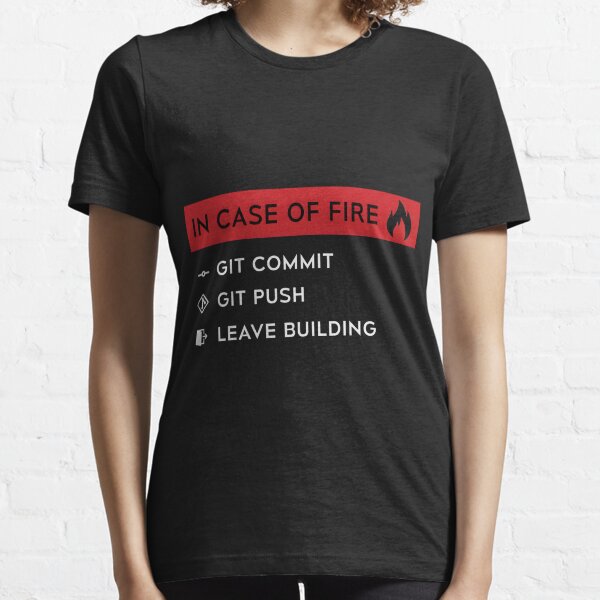 En caso de incendio - Github Essential Camiseta esencial