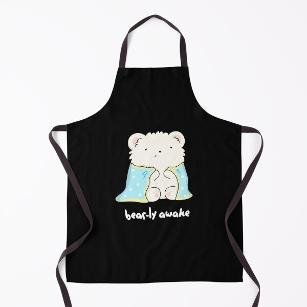 Item preview, Bearly Awake Funny Sleepy Bear Puns (Dark BG) designed and sold by punnybone.