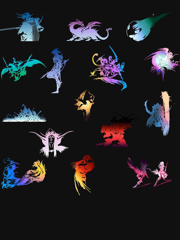 Imagen 7 de 7, Camiseta clásica con la obra logotipo de fantasía final, diseñada y vendida por Phillips123.