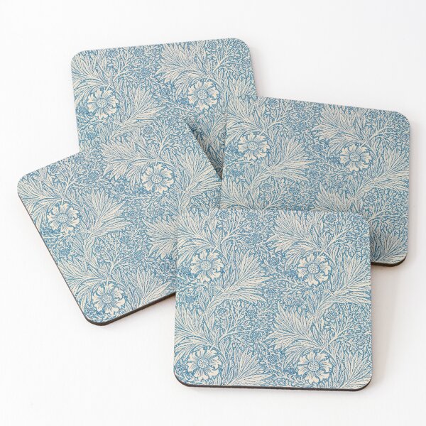 Item preview, William Morris Marigold Textile Print designed and sold by Elizabeth Szkirpan.