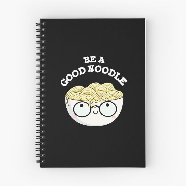 Item preview, Be A Good Noodle Funny Noodle Puns (Dark BG) designed and sold by punnybone.