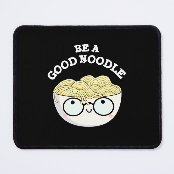 Item preview, Be A Good Noodle Funny Noodle Puns (Dark BG) designed and sold by punnybone.