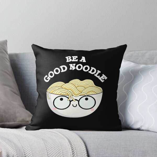 Item preview, Be A Good Noodle Funny Noodle Puns (Dark BG) designed and sold by punnybone.