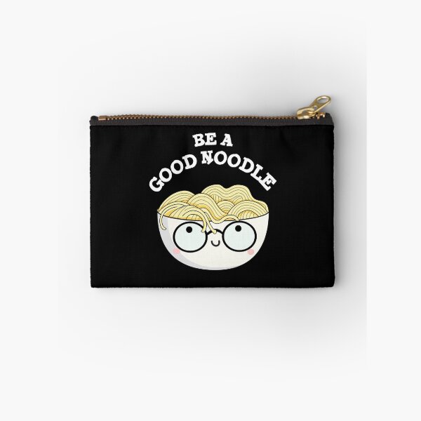 Item preview, Be A Good Noodle Funny Noodle Puns (Dark BG) designed and sold by punnybone.