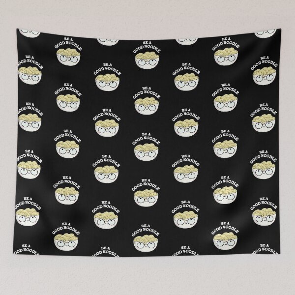 Item preview, Be A Good Noodle Funny Noodle Puns (Dark BG) designed and sold by punnybone.