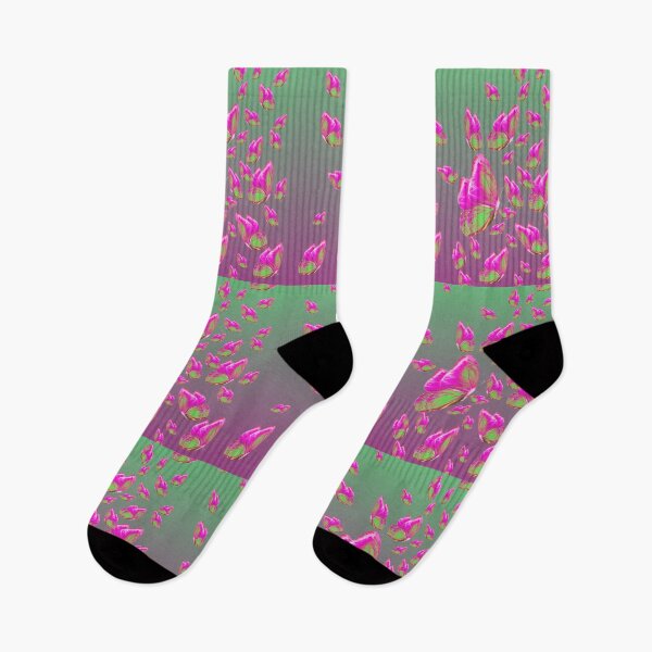 Item preview, Pink and Green Butterflies with Gradient Background designed and sold by atroffire.