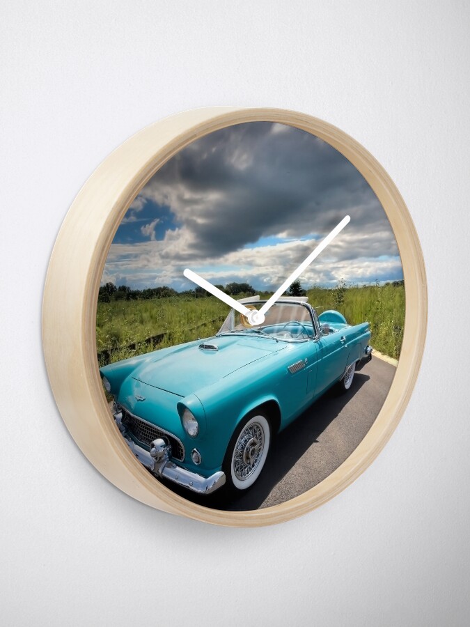 Alternate view of '56 T-bird in the Open Spaces Clock