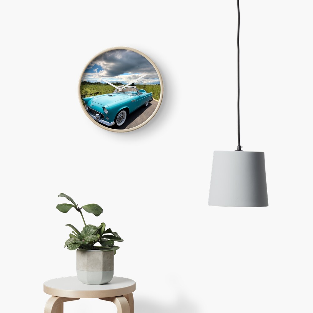 '56 T-bird in the Open Spaces Clock