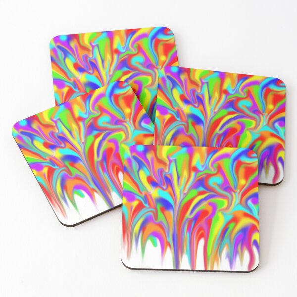 Item preview, Psychedelic Running Paint Digital Painting designed and sold by Nicolette Olivier.