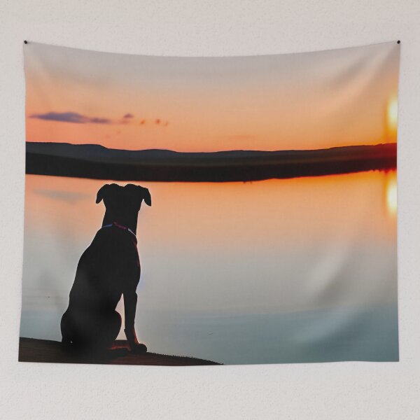 Item preview, Dog watching sunset designed and sold by bradm50.