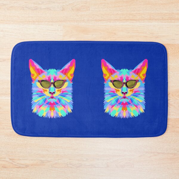 Artikelvorschau, Lustiges Katzengesicht mit flippiger Brille, Katzen retro entworfen und verkauft von pookamon14.