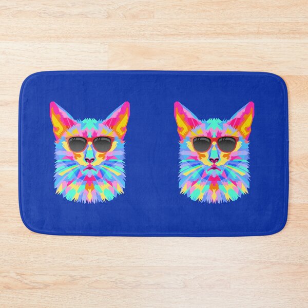 Artikelvorschau, Lustiges Katzengesicht mit flippiger Brille, Katzen retro entworfen und verkauft von pookamon14.
