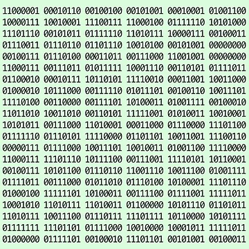 Artwork thumbnail, Binary code by Firewallmud