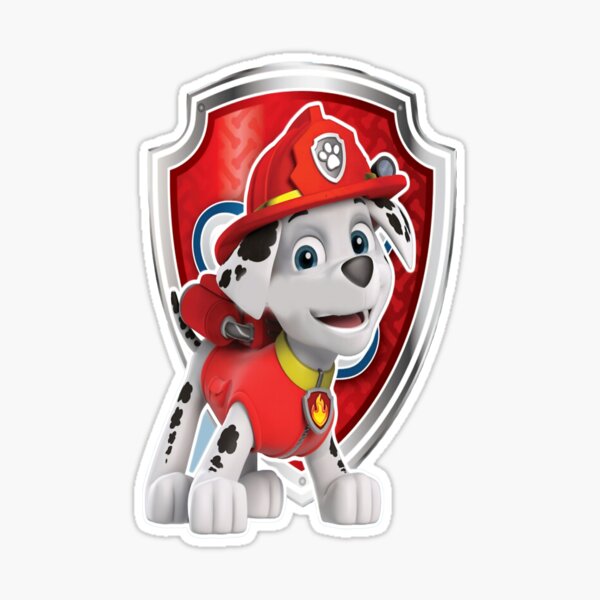 Paw patrol logo stickers, paw patrol zuma Sticker for Sale by Desgin0001