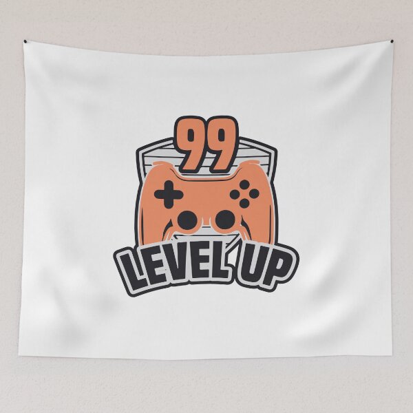 Item preview, 99 Level Up - Gaming Design designed and sold by NerimaxCreative.
