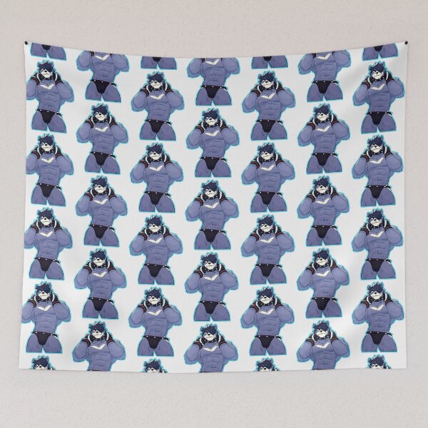 Item preview, BIG BLUE YIFF ENERGY (WHITE) designed and sold by Dolls X Beauty.