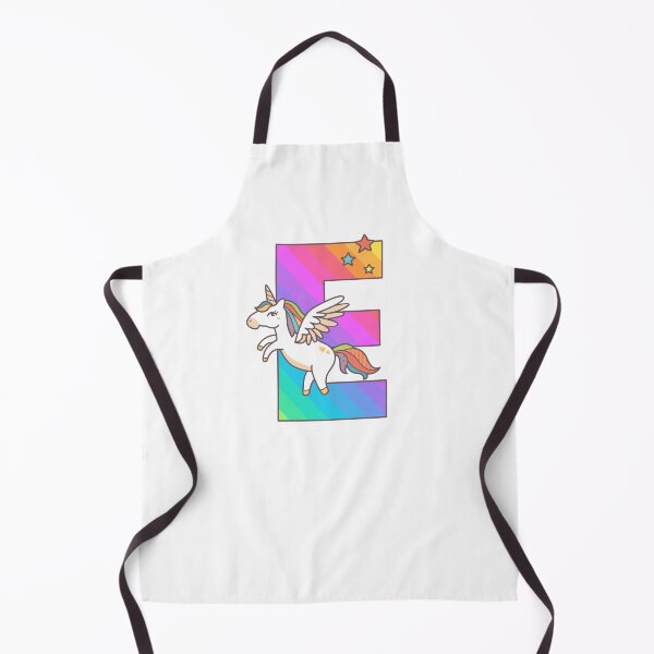 Item preview, Unicorn Monogram Letter E Initial Cute Birthday Gift designed and sold by Delightfully Cynical.