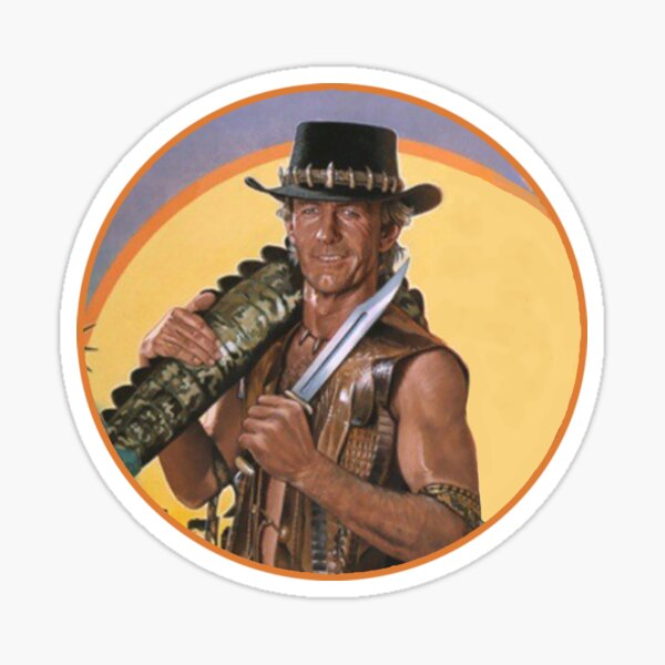 Crocodile Dundee Stickers for Sale | Redbubble