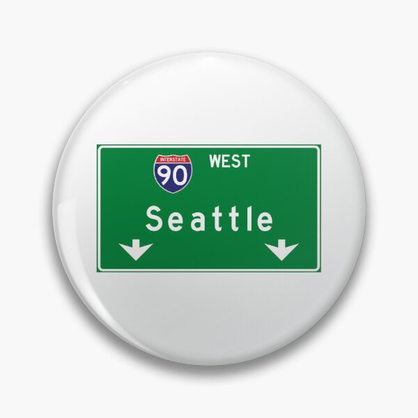 Item preview, Seattle Interstate 90 Highway Sign designed and sold by Cityscape-Guy.