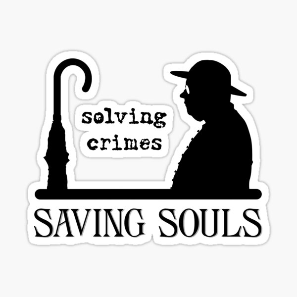 Item preview, Solving Crimes…Saving Souls (on White) designed and sold by PawsitiveMum3.