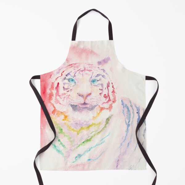 Item preview, Rainbow Tiger Watercolor Painting designed and sold by Valerie Englehart.